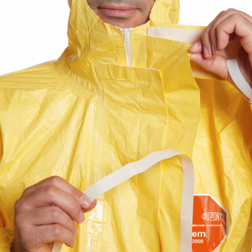 DuPont™ Tychem® 2000 C XL Biyolojik Tehlikelere ve Kimyasallara Karşı Konforlu ve Hafif Koruma Tulumu Kategori III, Tip 3-B, Tip 4-B, Tip 5-B, Tip 6-B