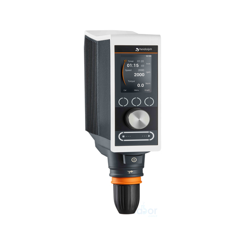 HeidolpH Hei - TORQUE PRECISION 100 Mekanik Karıştırıcı 10... 2000 rpm / 100 Ncm / 60.000 mPa s / 50 L