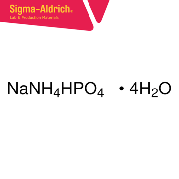 Sigma-Aldrich S9506 Ammonium sodium phosphate dibasic tetrahydrate ≥99% CAS No.: 7783-13-3 1 kg