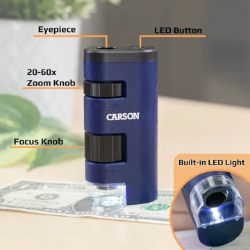 Carson MM-450 Pocket Micro™ 20X-60X Cep Mikroskobu