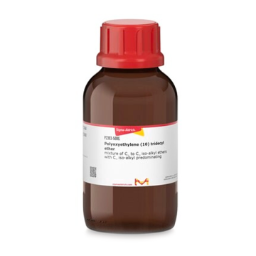 Sigma-Aldrich P2393 Polyoxyethylene (10) tridecyl ether mixture of C11 to C14 iso-alkyl ethers with C13 iso-alkyl predominating 500 gr