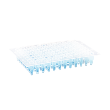 ISOLAB PCR Plağı - 96 Kuyulu - 0,2 ml - Steril - Eteksiz - 10 Adet/Paket