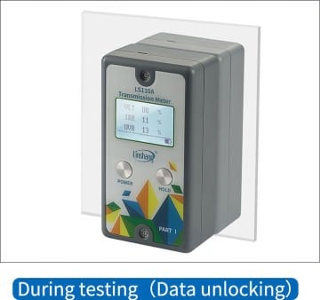 Linshang Technology LS110A Işık Geçirgenliği Ölçer VL Dalga Boyu: 380-760 nm UV Dalga Boyu: 365 nm IR Dalga Boyu: 940 nm