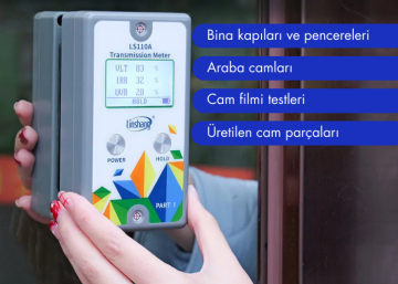 Linshang Technology LS110A Işık Geçirgenliği Ölçer VL Dalga Boyu: 380-760 nm UV Dalga Boyu: 365 nm IR Dalga Boyu: 940 nm