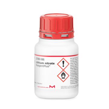 Merck 112230 Lithium nitrate 98+. Cas 7790-69-4, pH 7 - 9 (50 G/L, H₂O, 20 °C).  250 gr