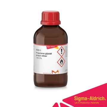Sigma-Aldrich 484326 Propylene glycol propyl ether ≥98.5% CAS No.: 1569-01-3 1 L