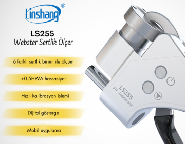 Linshang Technology LS255 Webster Sertlik Ölçer HWA(0-20), HRE(23.5-110), HRF(26.2-105.5), HRB(0-85.3), HV(49-155), HB(35.2-153)