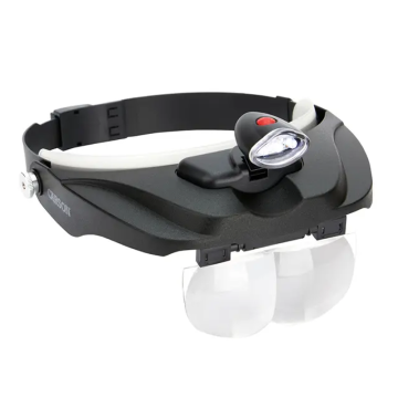 CARSON CP-60 MagniVisor™ Deluxe Baş Üstü Büyüteç Vizörü 1.5X, 2X, 2.5X, 3X