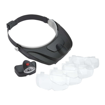 CARSON CP-60 MagniVisor™ Deluxe Baş Üstü Büyüteç Vizörü 1.5X, 2X, 2.5X, 3X