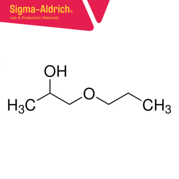 Sigma-Aldrich 484326 Propylene glycol propyl ether ≥98.5% CAS No.: 1569-01-3 4 L