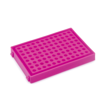 ISOLAB PCR Tüp Standı 96 Delikli Rubi