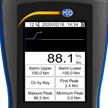 PCE DFG N 100TW Tork Ölçer 0... 100 Nm / 0.1 Nm