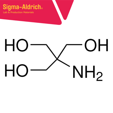 Sigma-Aldrich T1503 Trizma® base ≥99.9% (titration), crystalline, primary standard, aminopeptidase substrate CAS No.: 77-86-1 500 gr