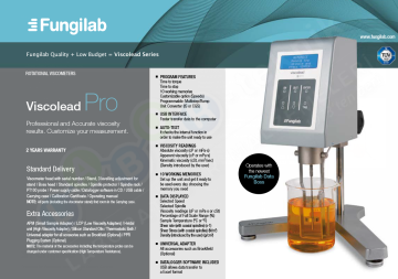 Fungilab Pro R Rotasyonel Viskozimetre   100 - 40.000.000  Cp/0.01 - 200 Rpm