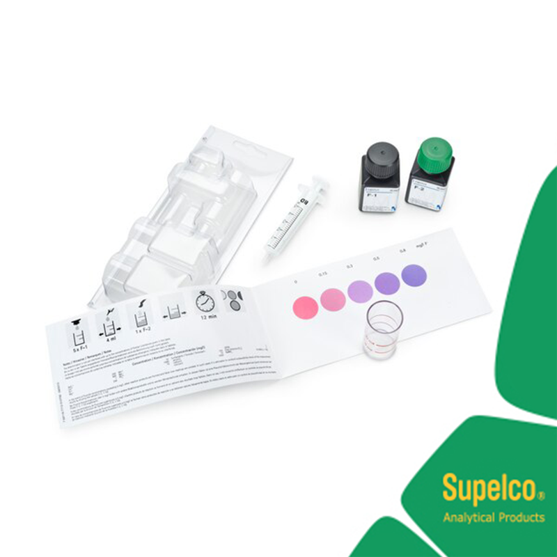 Merck 114658 Nitrite Test in freshwater and seawater Method: colorimetric with color card 0.05 - 0.15 - 0.25 - 0.50 - 1.0 mg/l NO₂⁻ MColortest™ 100 Test / Plastic Box