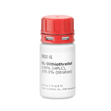 Sigma-Aldrich D0632 DL-Dithiothreitol ≥98% (HPLC), ≥99.0% (titration) 1 gr