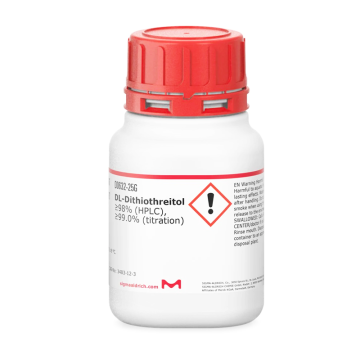 Sigma-Aldrich D0632 DL-Dithiothreitol ≥98% (HPLC), ≥99.0% (titration) 10 gr