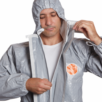 DuPont™ Tychem® 6000 F 3XL Kimyasal Koruma Tulumu Kategori III, Tip 3-B, Tip 4-B, Tip 5-B, Tip 6-B