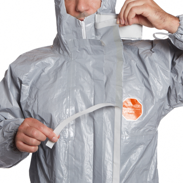 DuPont™ Tychem® 6000 F 3XL Kimyasal Koruma Tulumu Kategori III, Tip 3-B, Tip 4-B, Tip 5-B, Tip 6-B