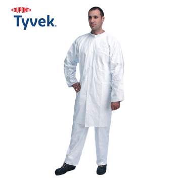 DuPont™ Tyvek® 500 Labcoat PL30 M Laboratuvar Önlüğü 3 Cepli Çıtçıtlı Kategori III, PB[6], EN 14126