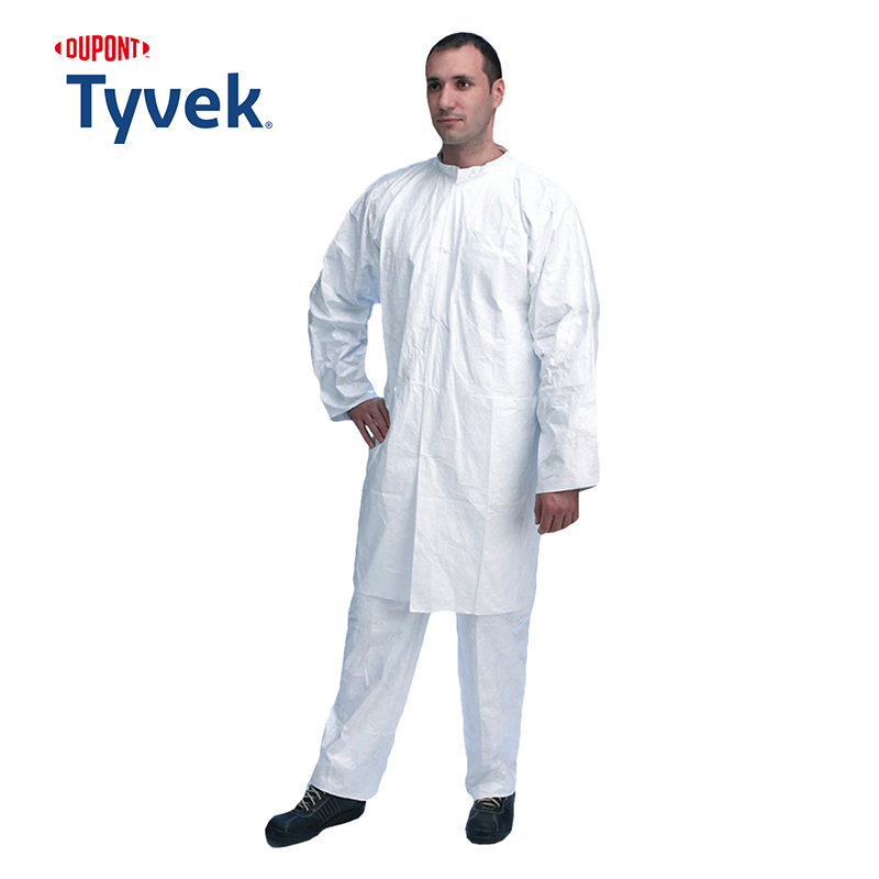 DuPont™ Tyvek® 500 Labcoat PL30 XXL Laboratuvar Önlüğü 3 Cepli Çıtçıtlı Kategori III, PB[6], EN 14126