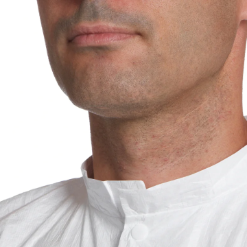 DuPont™ Tyvek® 500 Labcoat PL30NP M Laboratuvar Önlüğü Çıtçıtlı Kategori III, PB[6], EN 14126