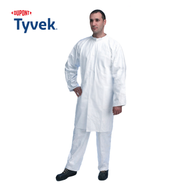 DuPont™ Tyvek® 500 Labcoat PL30NP M Laboratuvar Önlüğü Çıtçıtlı Kategori III, PB[6], EN 14126