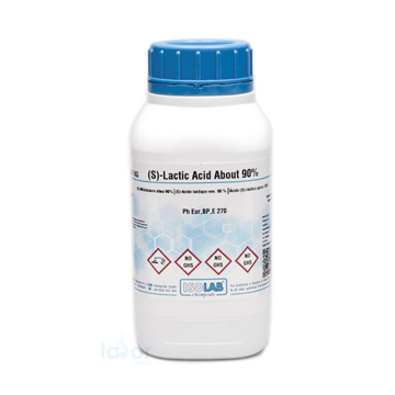 ISOLAB 942.013.1000 (S)-Lactic acid About 90% CAS No.: 79-33-4 1 L