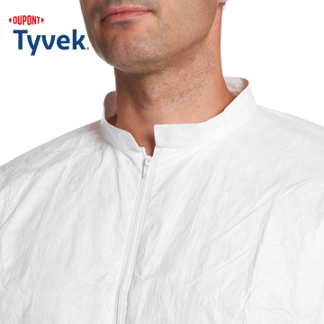 DuPont™ Tyvek® 500 Labcoat PL309 M Laboratuvar Önlüğü 2 Cepli Fermuarlı Kategori III, PB[6], EN 14126