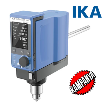IKA Eurostar 100 Control Mekanik Karıştırıcı 100L / 1300 rpm / 100 Ncm / 70.000 mPas
