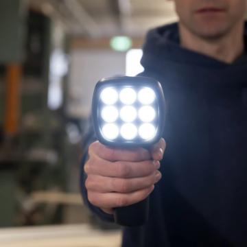 PCE DSX 10 Güçlü LED'ler ile Dijital Takometre/Stroboskop  60… 999999 rpm