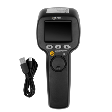 PCE DSX 10 Güçlü LED'ler ile Dijital Takometre/Stroboskop  60… 999999 rpm