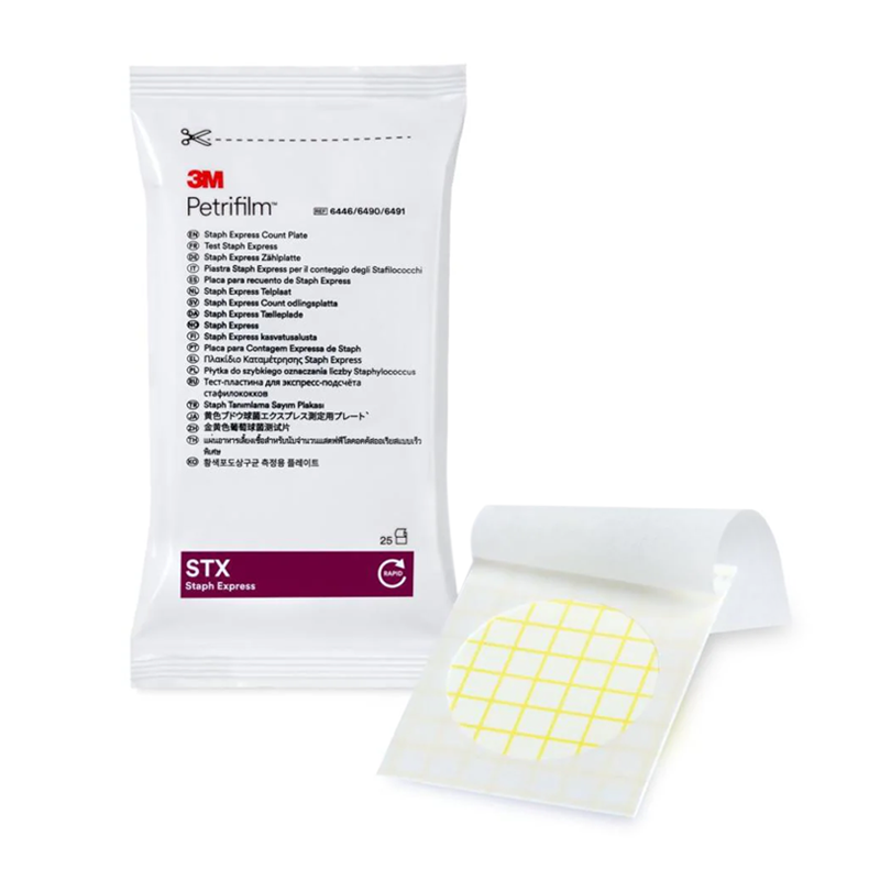 3M™ 6491 Petrifilm™ Staph Express Sayım Plakası 500 Adet