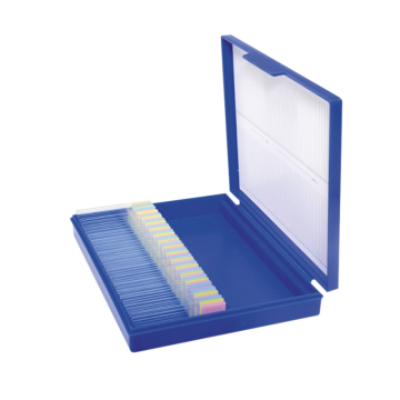 ISOLAB Lam Kutusu - 25 Lam Kapasiteli - Beyaz - Plastik Kilitli