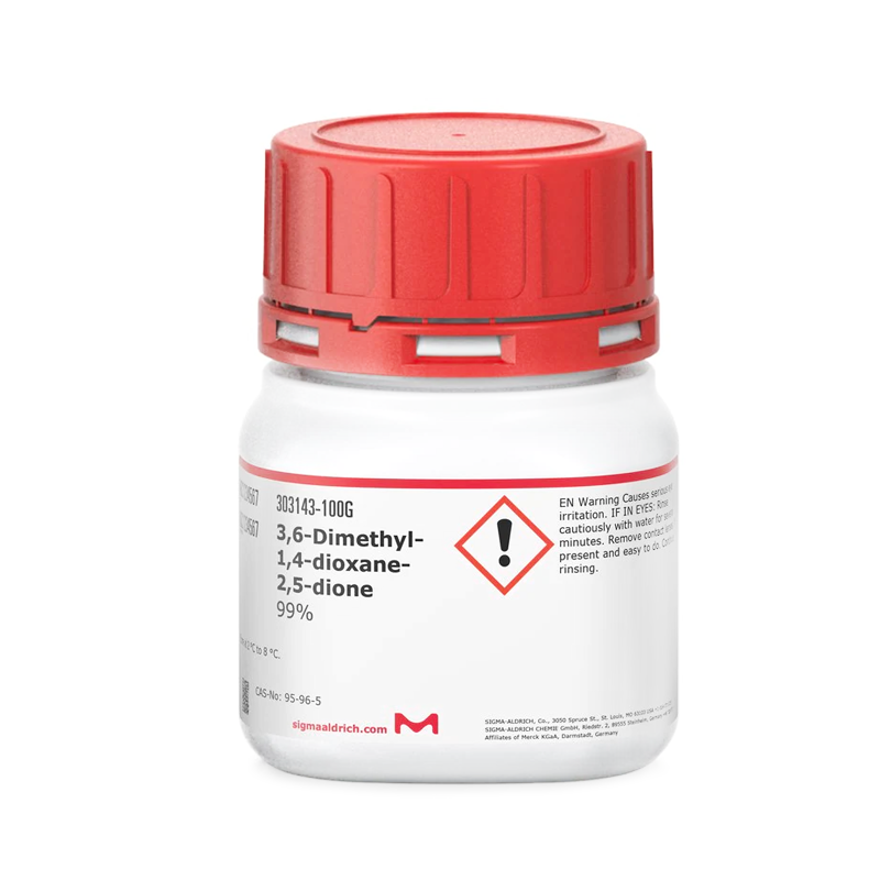 Sigma-Aldrich 303143 3,6-Dimethyl-1,4-dioxane-2,5-dione 99% 100 gr