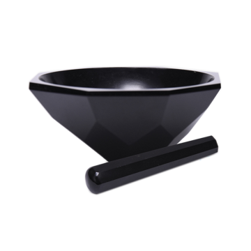 ISOLAB Havan - Agat - Tokmağı İle - Çap 50 mm - Standart Form