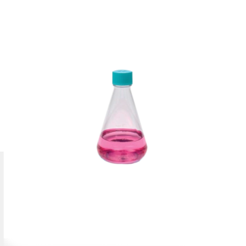 ISOLAB Erlen - Petg - 500 ml - Düz Kapaklı - 12 Adet/Paket