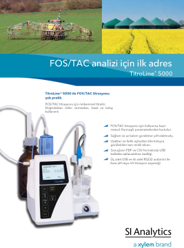 SI Analytics Titroline® 5000/50 M1 Potansiyometrik Titratör