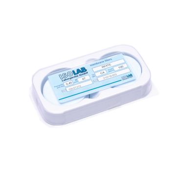 ISOLAB Membran Filtre - Gözenek Büyüklüğü 0,45 µm - 47 mm Çap - Selüloz Asetat - 100 Adet/Paket