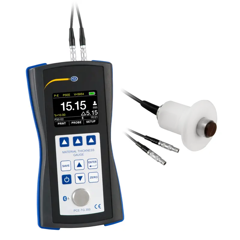 PCE TG 300-HT5 Kalınlık Ölçer Ölçüm Aralığı: 1...600 mm