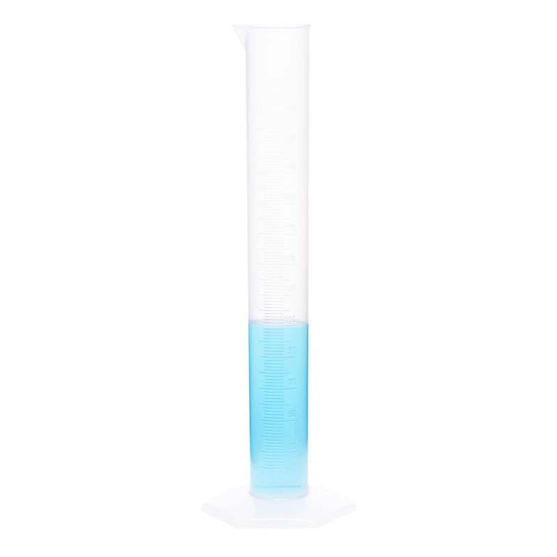 ISOLAB Mezür - Uzun Form - P.P - B Kalite - Kabartma Skala - 25 ml