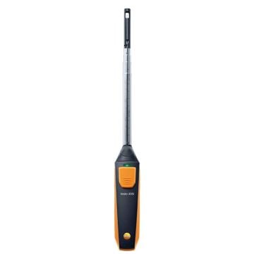 Testo 405i Termal Anemometre ve Termometre Akıllı telefon ile Yönetilebilir 0… 30 m/sn / -20… +60 °C