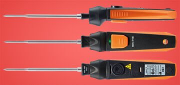 Testo 915i Termometre Daldırma/Batırma Problu AkıllıTelefon ile Kullanılabilen -50... +400 °C