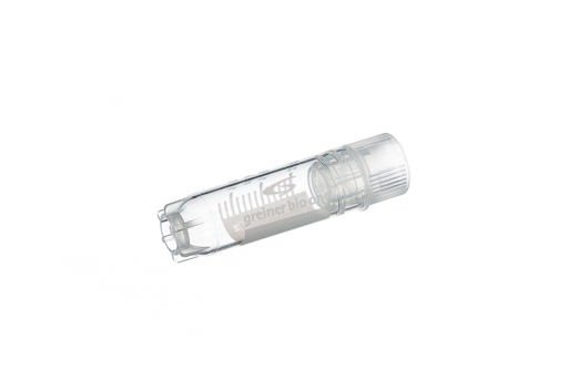 greiner BIO-ONE 122263 2 mL Cryo Tüp PP, Yuvarlak Taban, İçten Dişli Vida Kapaklı, Yazı Alanı, Yıldız Ayaklı, Steril 500 Adet / Koli