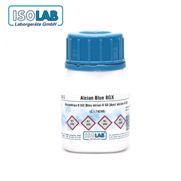 ISOLAB 903.D01.0050 Alcian Blue 8Gx, (C.I.74240) for Microscopy CAS No.: 33864-99-2 50 gr