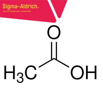 Sigma-Aldrich 27225 Acetic acid glacial, puriss., meets analytical specification of Ph. Eur., BP, USP, FCC, 99.8-100.5%  CAS No.: 64-19-7 2.5 L