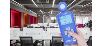 Linshang Technology LS330 Spektral Aydınlatma Ölçer UV İndeksi, Titreşim Frekansı, SDCM, CRI, CCT, Mavi Işık Tehlike Oranı, Sıcaklık ve Nem Ölçümü
