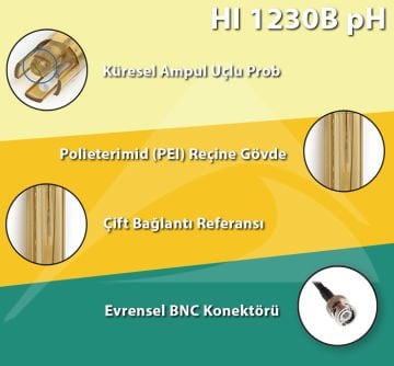 Hanna HI 83141-1 Portatif pH Metre  0.00... +14.00 pH / ±1999 mV / 0... 100 °C