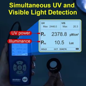 Linshang Technology LS331 Kusur Tespiti Işık Ölçer 1.000.000 lx / 200.000 μW/cm² UV