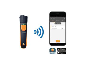 Testo 805i İnfrared Termometre Akıllı Telefon ile Kullanılabilen -30... +250 °C